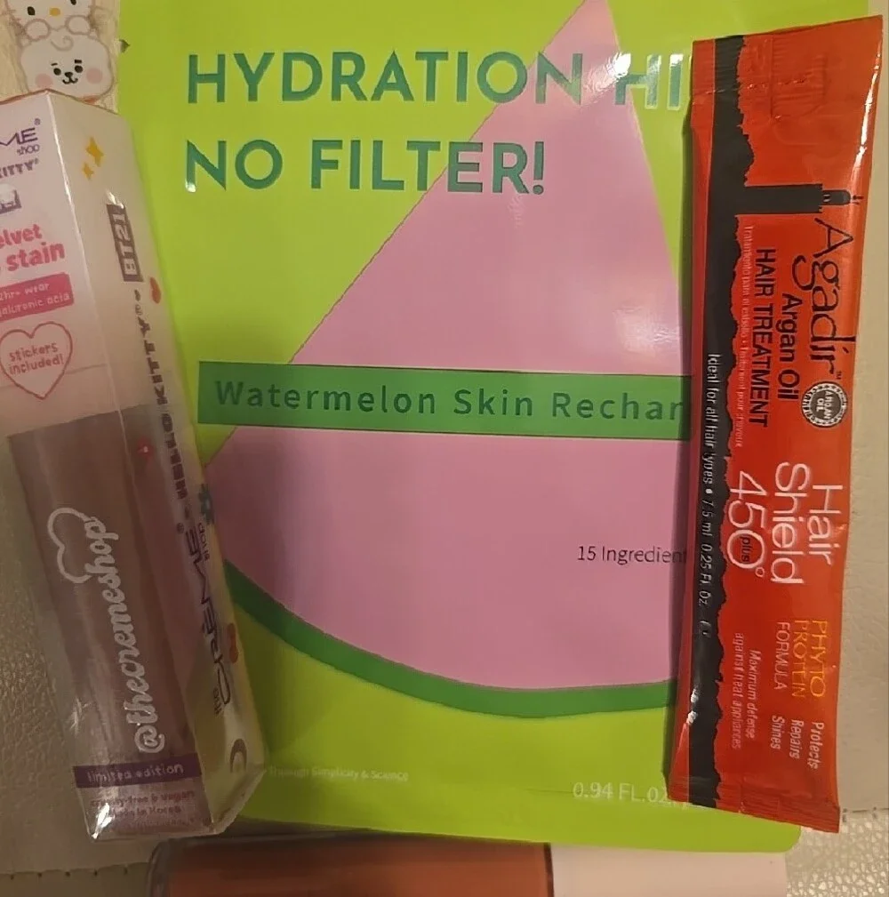 ZealSea Watermelon Hydration Face Mask + Lip Stain & Argan Oil Bundle - Picture 3 of 5